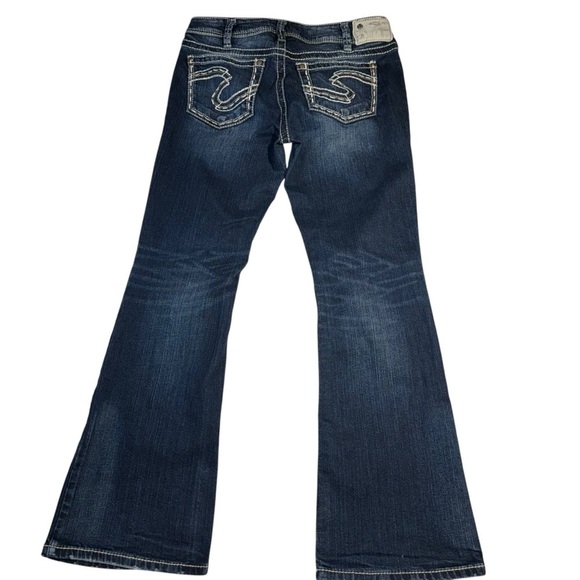 Silver SUKI Jeans Women's Blue 30X30 (actual) Denim Flare Leg Medium Rise - Picture 3 of 8